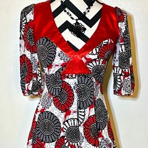 Arden B - Floral baby doll shirt